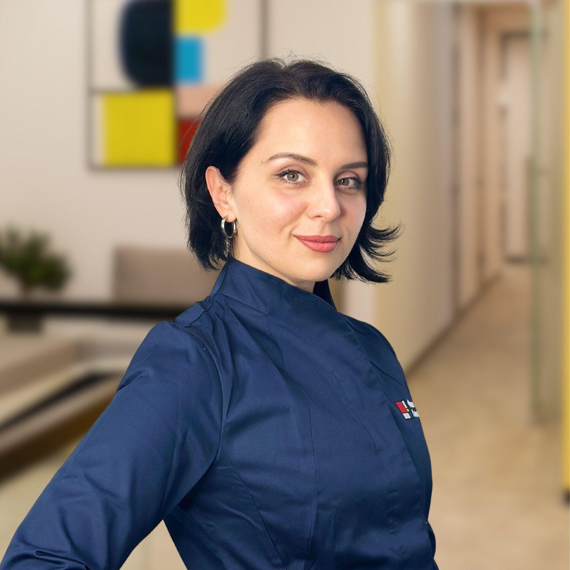 Лікар УЗД Колосовська Катерина Едуардівна у холі Файної Клініки